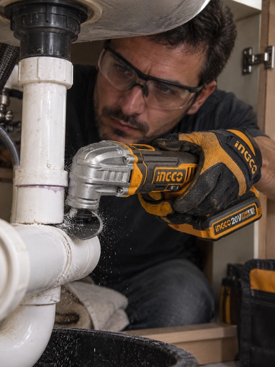 INGCO CMLI20228 akkumulyatorli renovator, 20 V, 6 tezlik, 2.0 Ah akkumulyator
