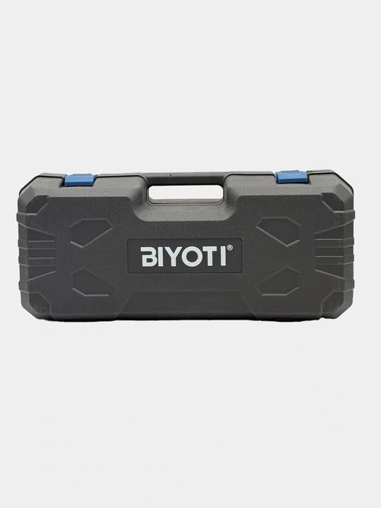 Аккумуляторная пила цепная BIYOTI 21V: бесщеточная, 2 шины (8" и 10"), 1 АКБ по 4Ач, кейс