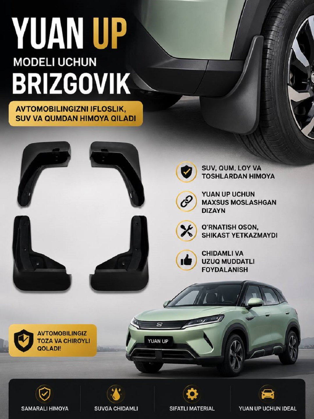 Yuan Up modeli uchun Brizgovik - 