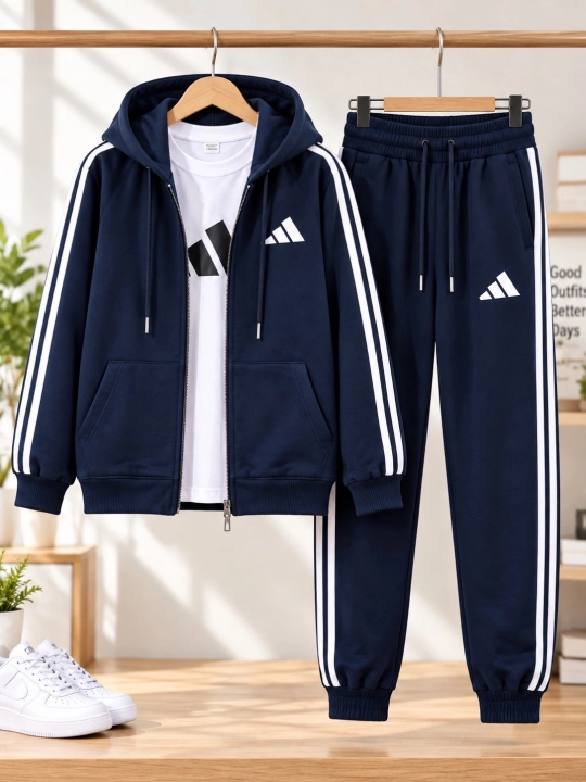 O‘g‘il bolalar uchun 3 qismli sport kostyumi