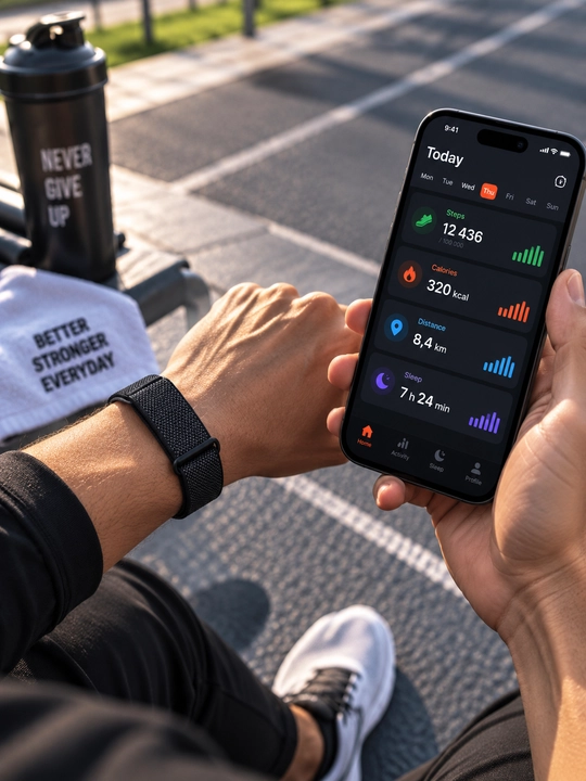 Умный фитнес-браслет Fitbit — отслеживание сна, шагов и калорий