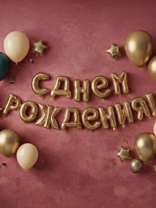 Happy Birthday с днем рождения