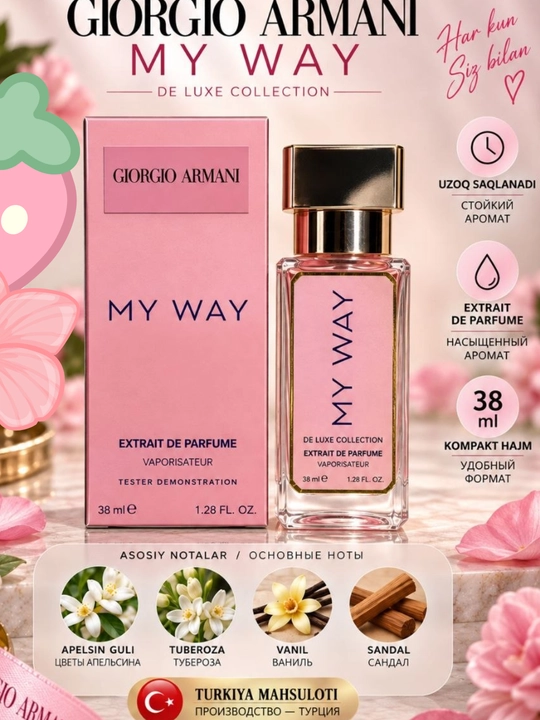 Ayollar uchun My Way Extrait de Parfum, 38 ml Turkiya - 
