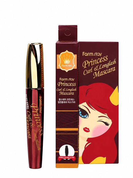 Водостойкая Тушь для ресниц с коллагеном 2 в 1 Farm Stay Gold Collagen Dual Volume