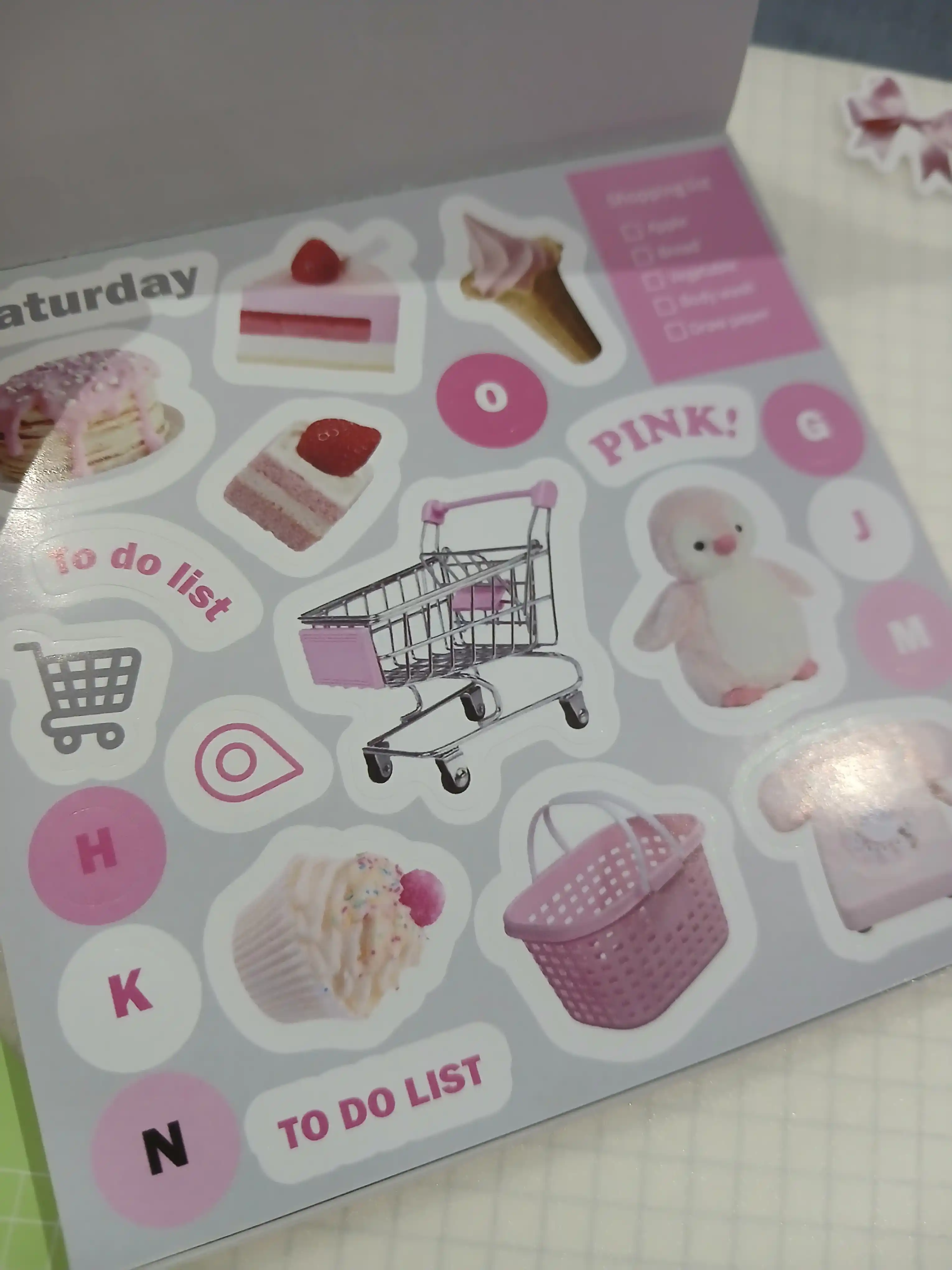 Kantselyariya stikerlari, scrapbooking uchun stikerlar