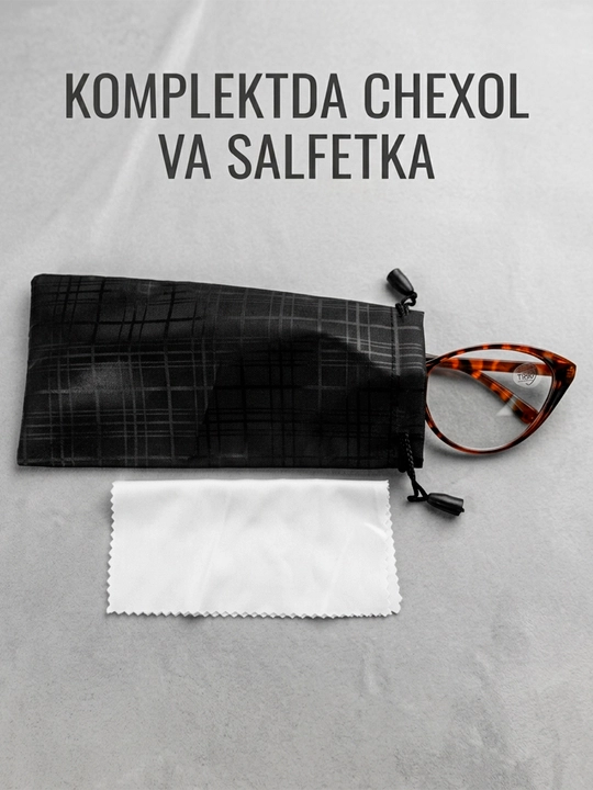 Ayollar uchun imijli ko‘zoynak mushuk ko‘zi gardish