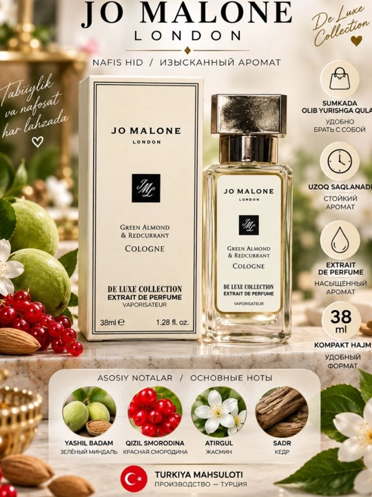 Green Almond & Redcurrant Extrait de Parfum, 38 ml, Turkiya - 