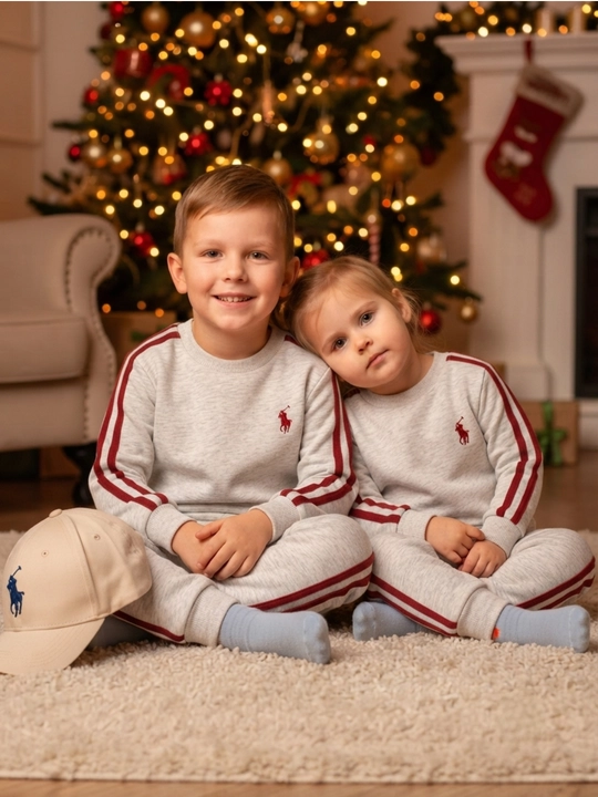 Двойка для девочек, для мальчиков,  POLO, 2–6 лет, унисекс, на осень, зиму и весну