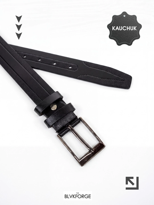 O‘smirlar uchun kamar, charm, klassik, 100 sm, kengligi 3 sm, qora/to‘q ko‘k, maktab uchun