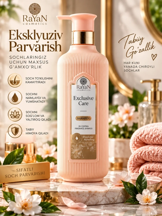 Rayyan professional shampun import shampun Exclusive Care shampun Rayyan cosmetics - 