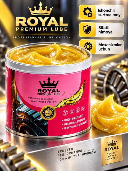 (Royal Premium) Lube surtma moyi, mexanizmlar uchun, 800 g metall qutida