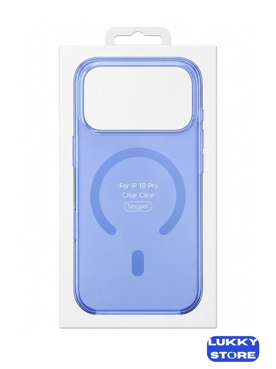 IPhone 18 Pro / 18 Pro Max uchun shaffof magnitli chehol — MagSafe va animatsiyali
