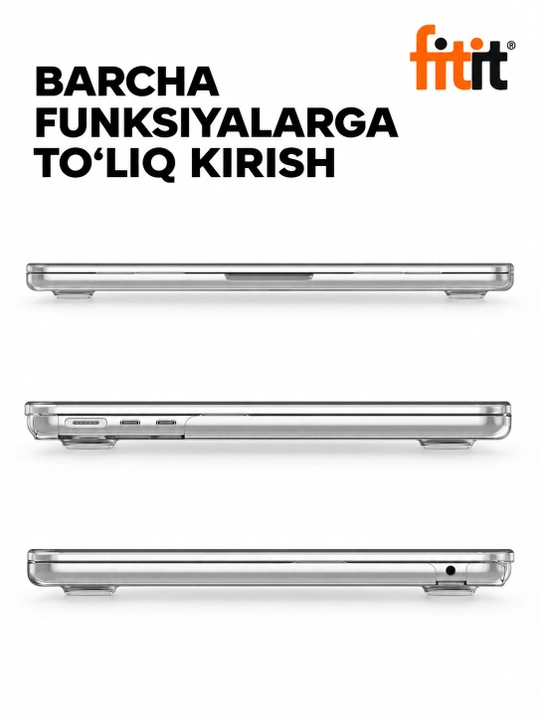 Чехол для Macbook Air, Pro, Neo, 13, 13.6, 14, 15, 16, M1,M2, M3, M4, M5, Max, Apple-FITIT