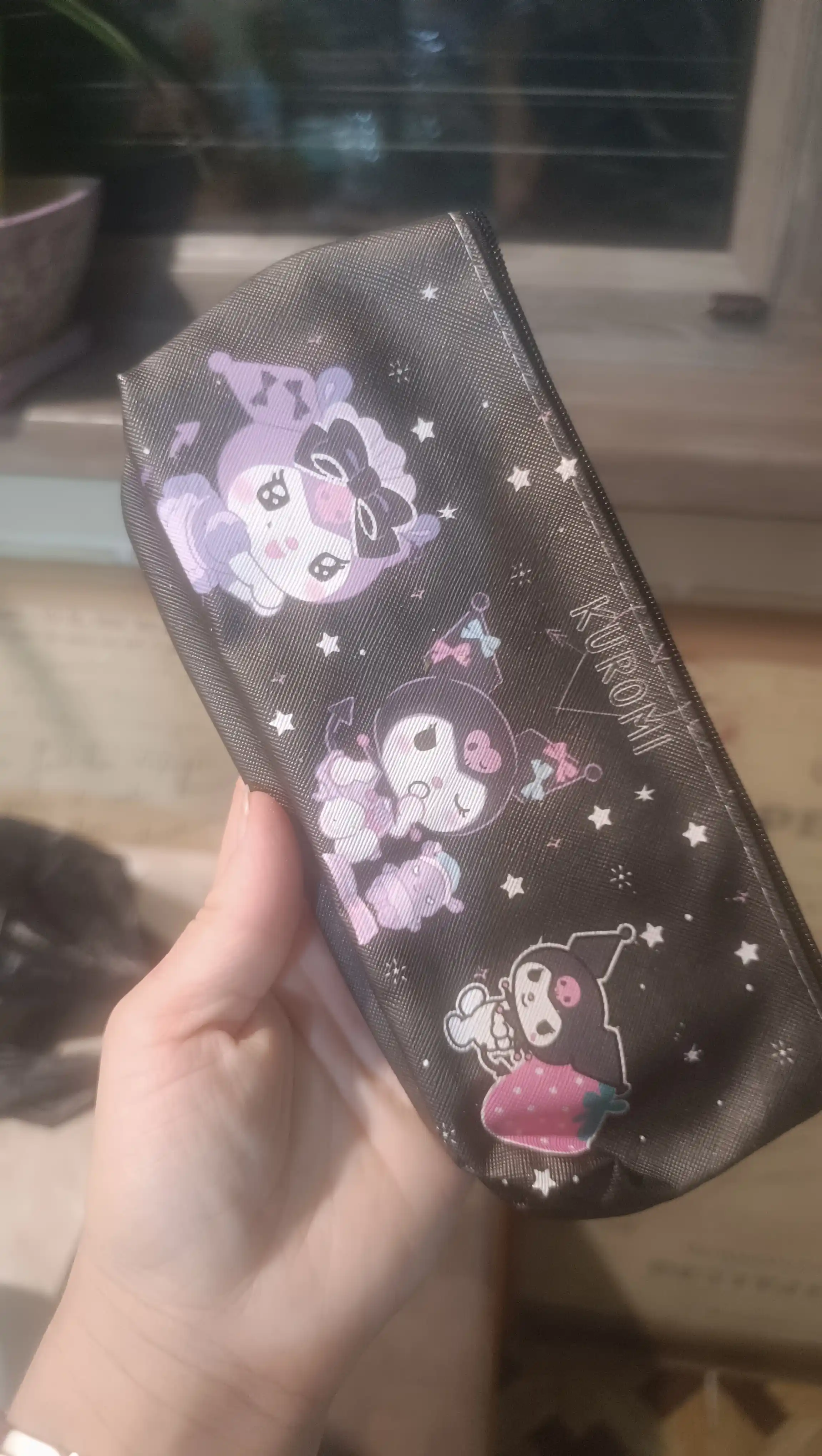Qalam qutisi kosmetik sumkasi, Kuromi My Melody, maktab uchun, anime