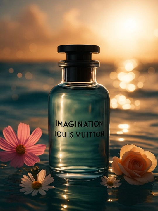 Erkaklar uchun Louis Vuitton Imagination atiri, choy notalariga ega sitrusli-aromatik hid