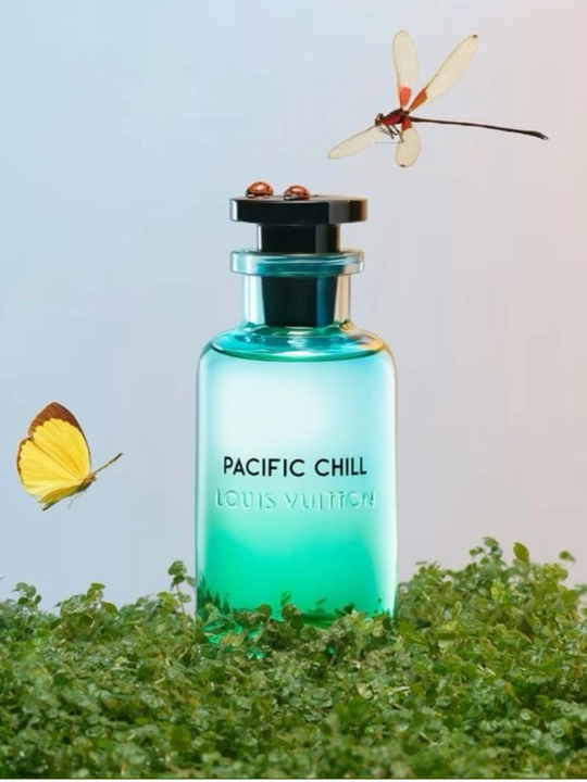 Parfyumlangan suv Louis Vuitton Pacific Chill uniseks atiri, mevali-sitrusli, yangi ifor