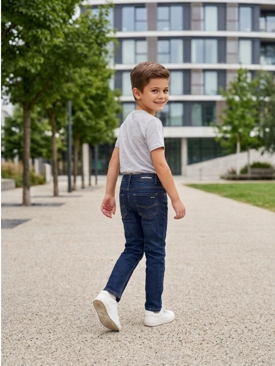 Boston Denim bolalar uchun jinsiy shimlar 100% paxtadan