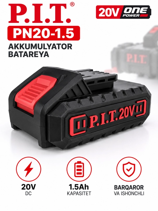Аккумуляторная батарея P.I.T. PN20-1.5 20V 1.5Ah - 
