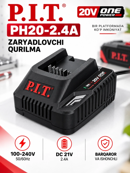 Зарядное устройство P.I.T. PH20-2.4A 20V