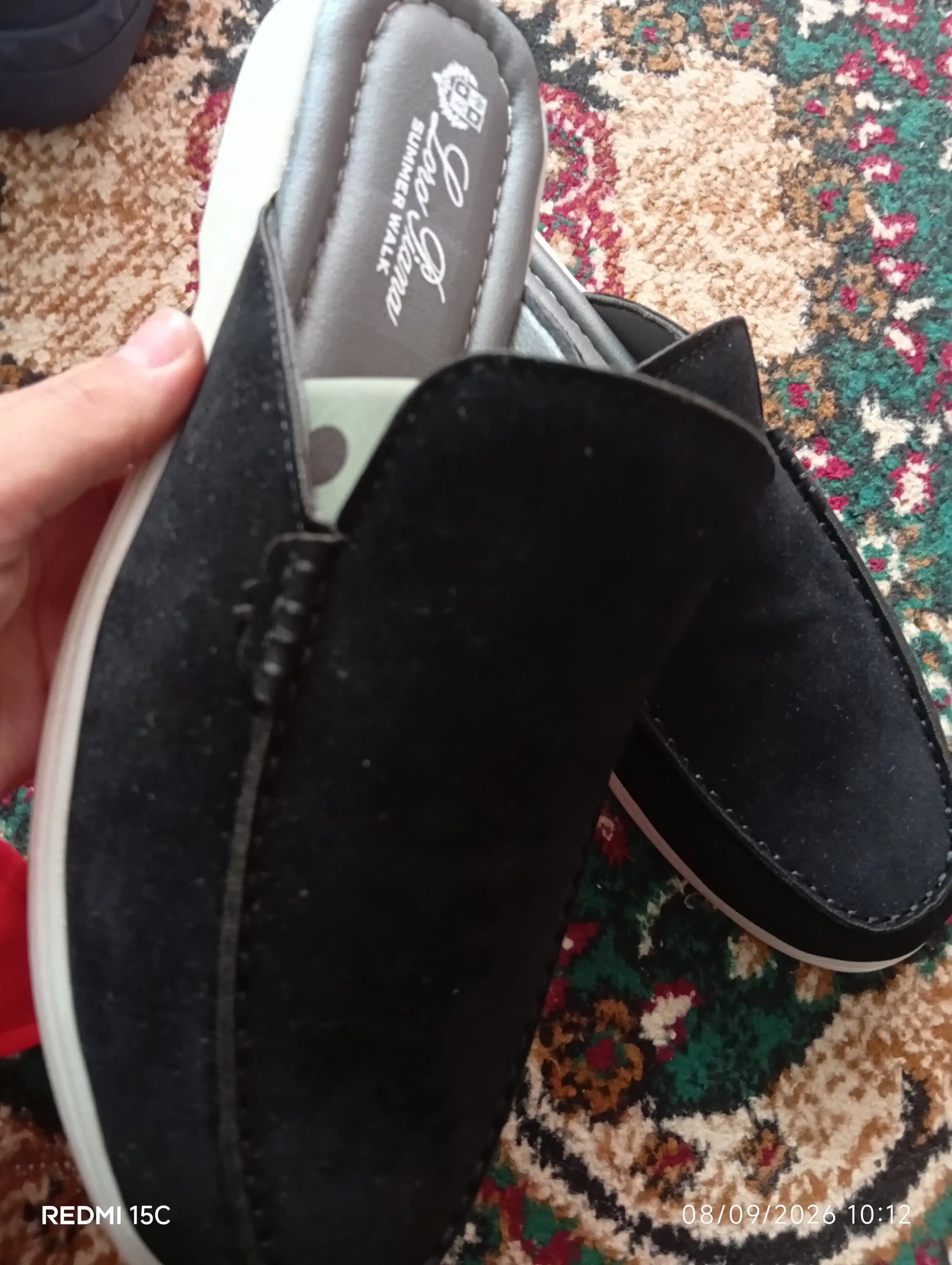 Erkaklar shippagi, ochiq poshnali, yengil, qulay shippak, 39-44