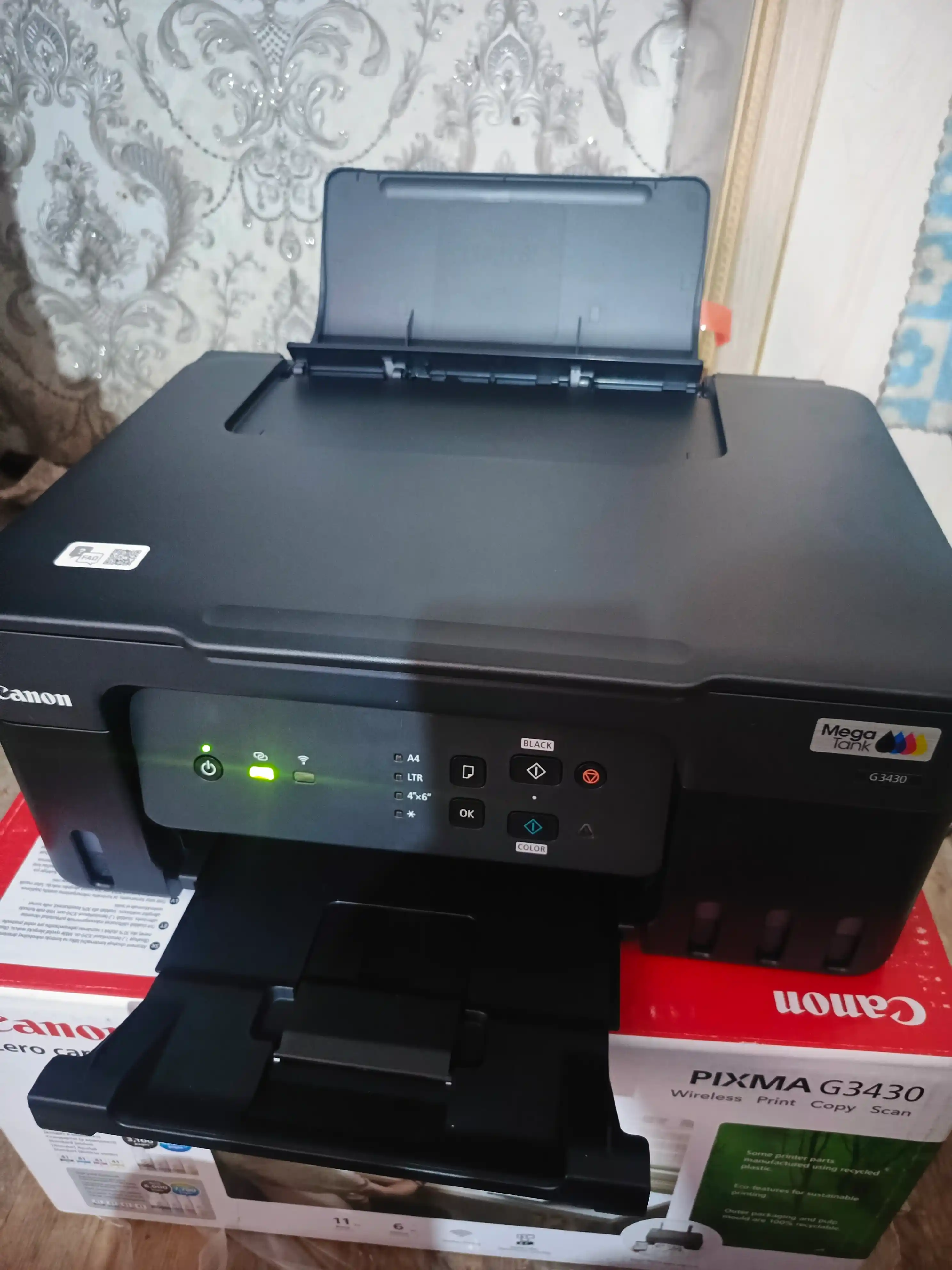 Printer Canon - PIXMA G3430 - G3410 - G3416 A4, inkjet MFP, LCD, USB2.0, WiFi