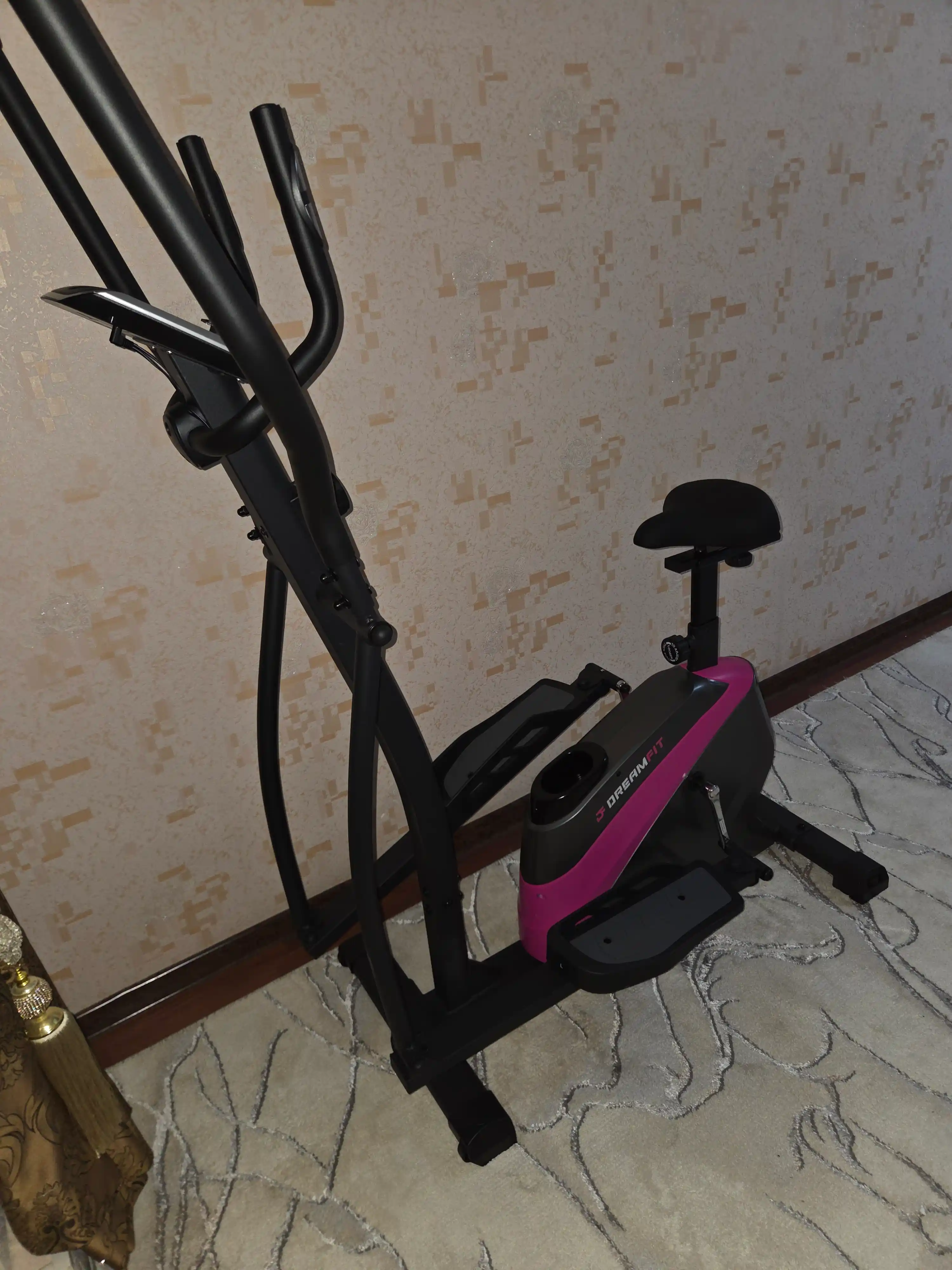 Dreamfit elliptik trenajyor 2 in 1, velo + elliptik, 8 daraja yuklama, 120 dan 130kg gacha