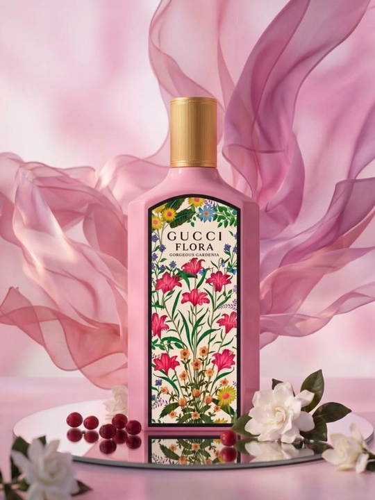 Gucci Flora Gorgeous Gardenia ayollar atiri, gulli, mevali Eau de Parfum, gardeniya ifori