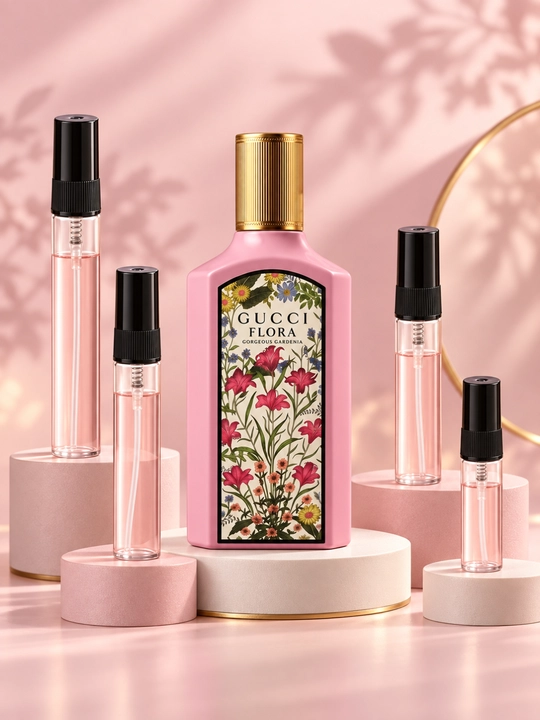 Gucci Flora Gorgeous Gardenia ayollar atiri, gulli, mevali Eau de Parfum, gardeniya ifori - 