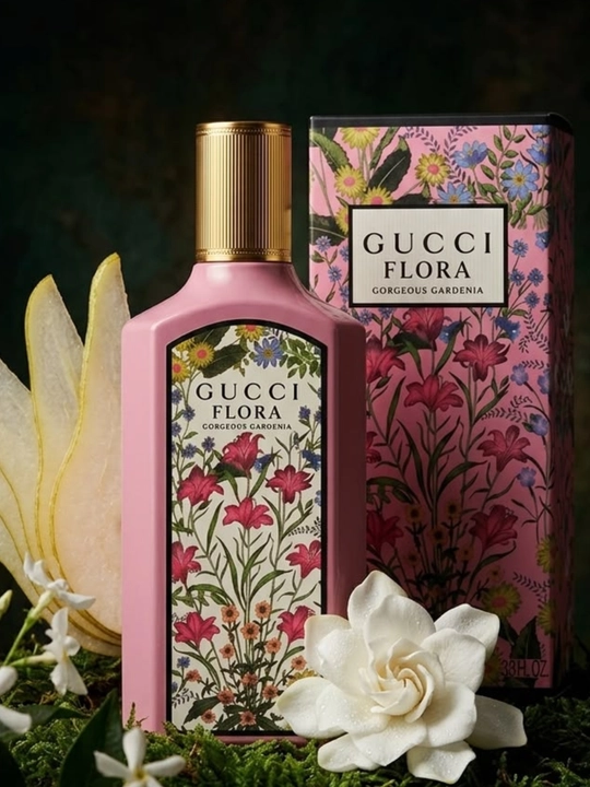 Gucci Flora Gorgeous Gardenia ayollar atiri, gulli, mevali Eau de Parfum, gardeniya ifori