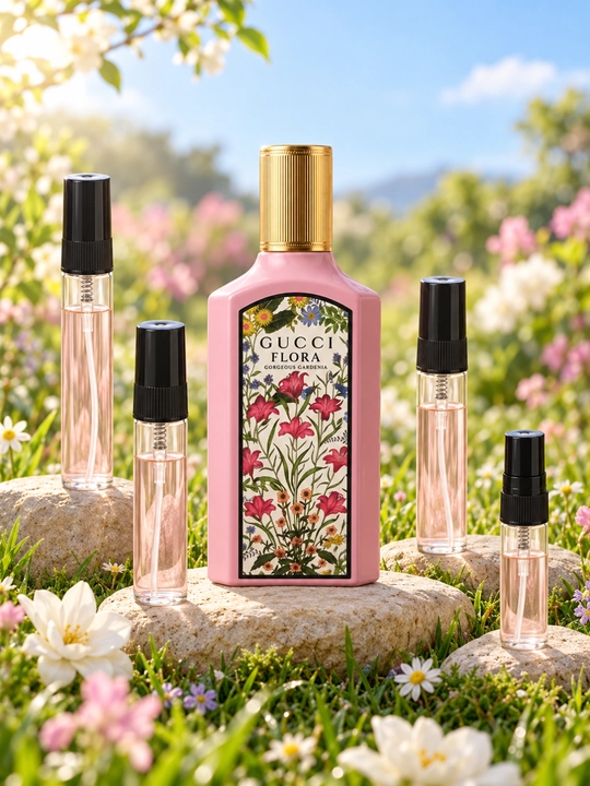 Gucci Flora Gorgeous Gardenia ayollar atiri, gulli, mevali Eau de Parfum, gardeniya ifori