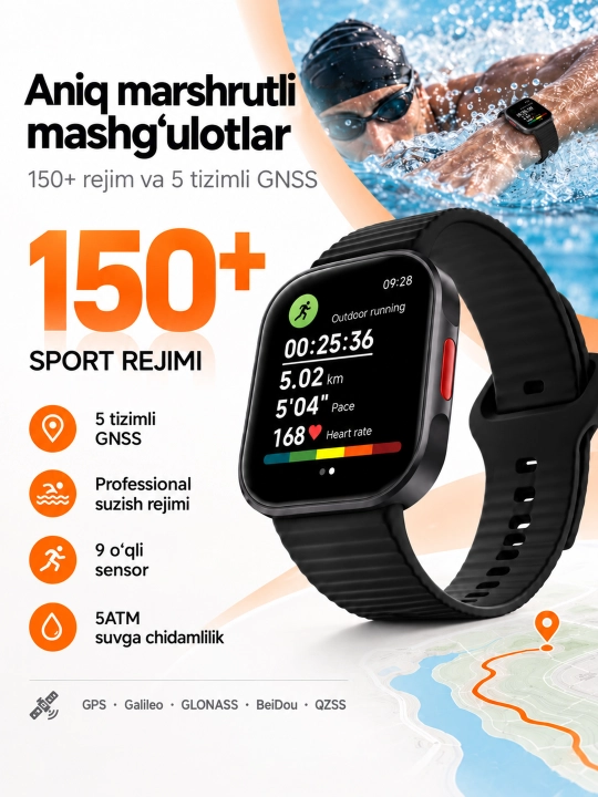 Умные часы Xiaomi Smart Watch Redmi Watch 6 Lite, AMOLED дисплей 1.96", Global