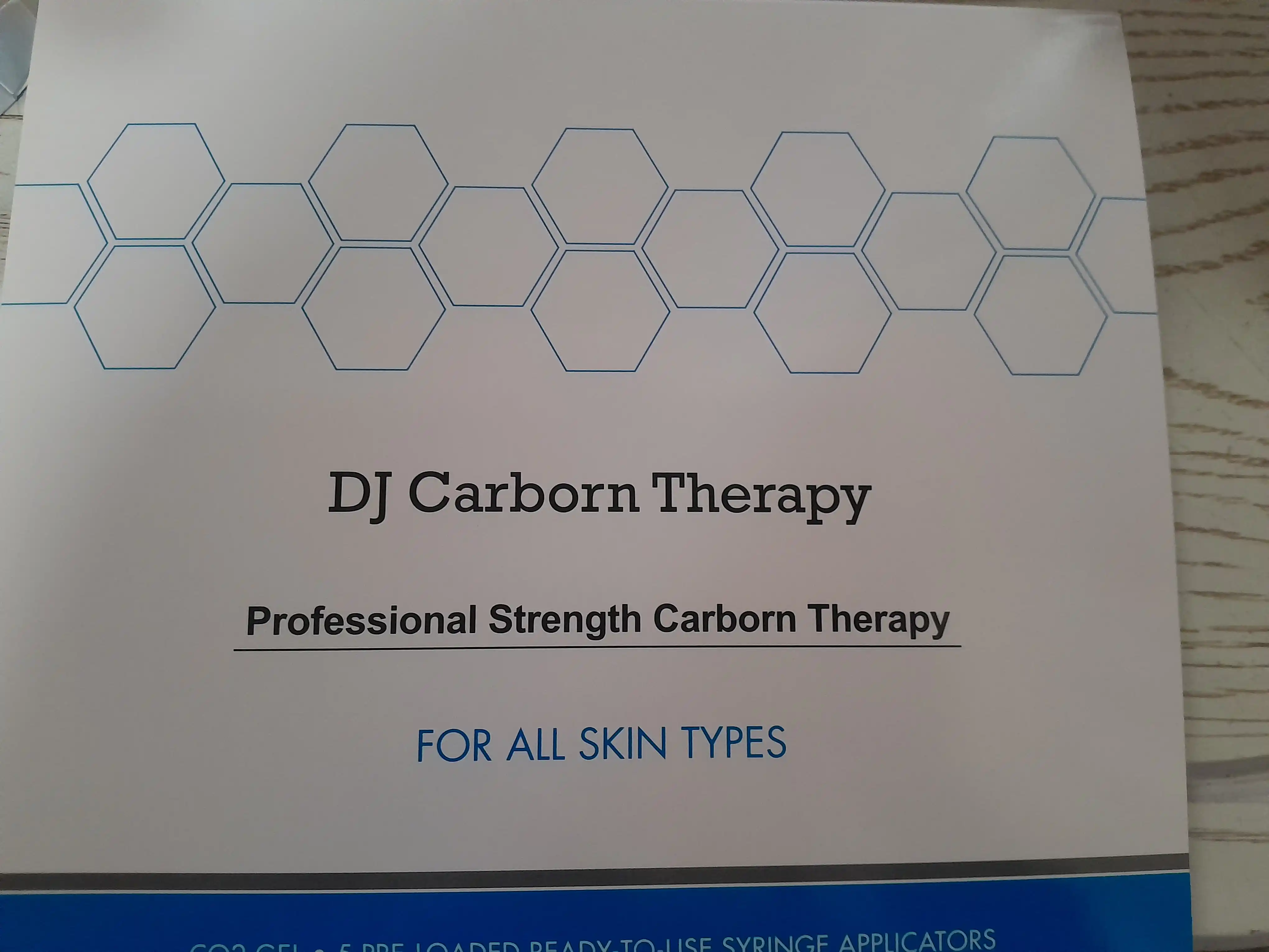 Karboksiterapiya DJ Carborn Therapy, yuz niqobi toplami, karbon gel + niqob