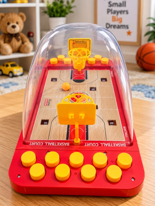 Stol basketboli bolalar uchun ikki kishilik sport o‘yini, 40 × 20 × 10 sm