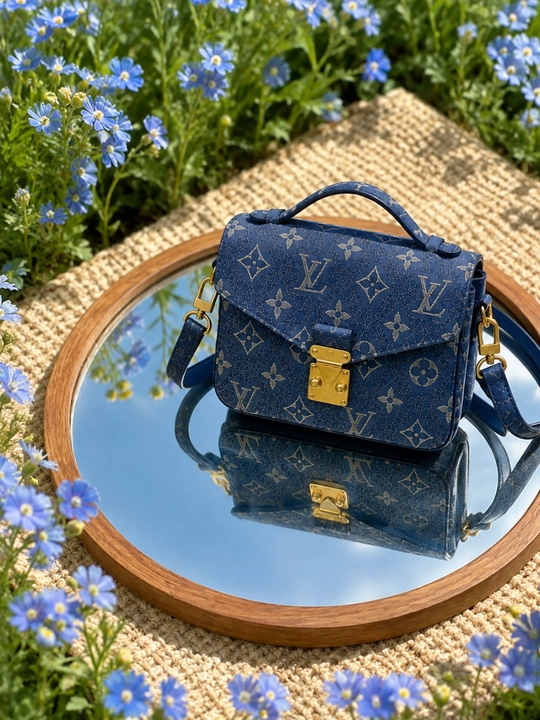 Louis Vuitton Pochette Métis ayollar sumkasi, denim