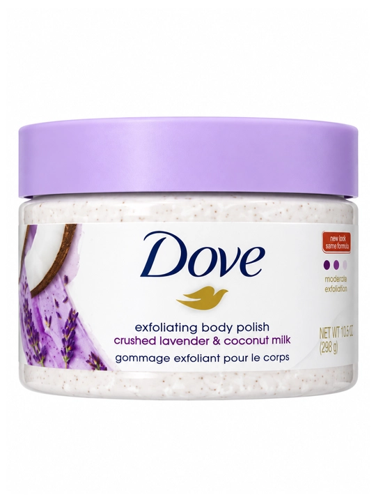 Скраб для тела Dove с мягкими отшелушивающими частицами для гладкой и ухоженной кожи - 