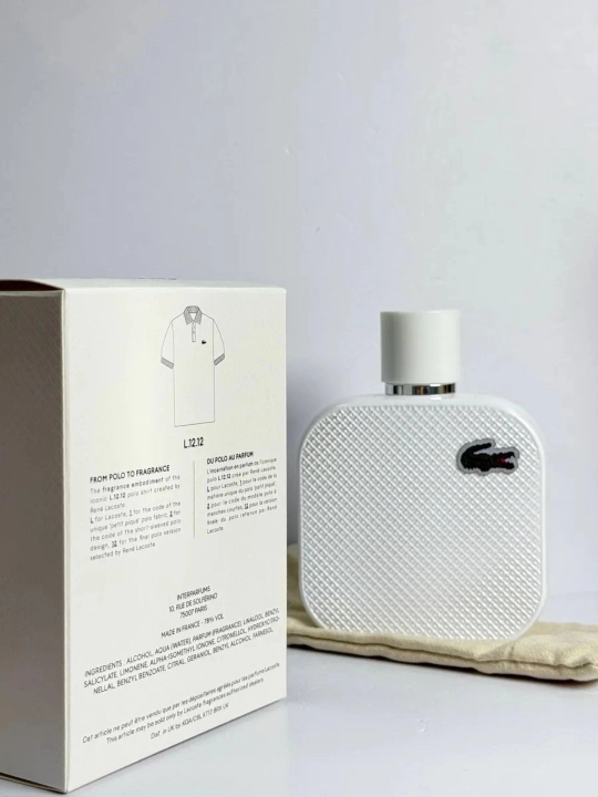 LACOSTE L.12.12 erkaklar atirlari 100 ml, ajoyib hid taratadi, hid taratadi, atirlar