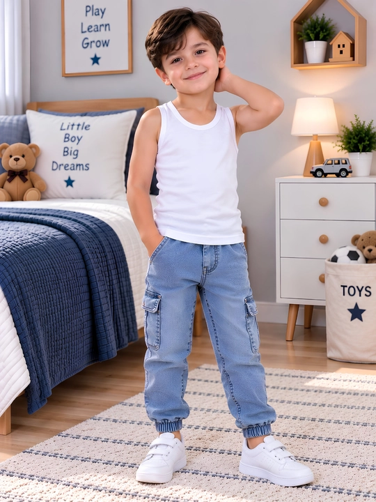 O‘g‘il bolalar uchun oq paxtali mayka — 2,3,4,5,6, 7, 8, 9, 10 yosh