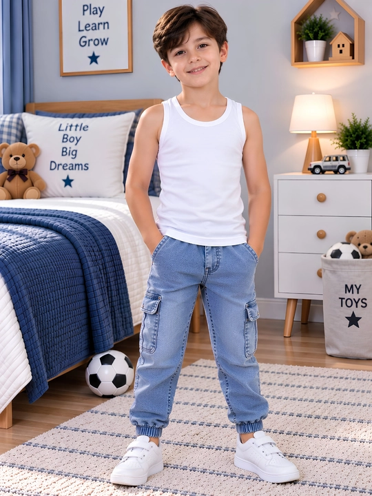 O‘g‘il bolalar uchun oq paxtali mayka — 2,3,4,5,6, 7, 8, 9, 10 yosh