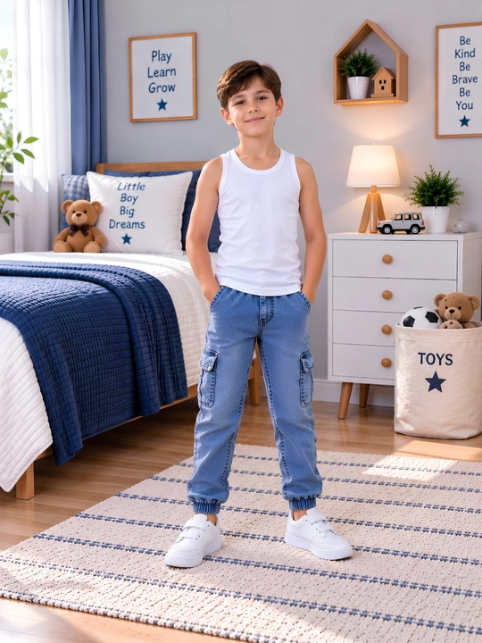 O‘g‘il bolalar uchun oq paxtali mayka — 2,3,4,5,6, 7, 8, 9, 10 yosh