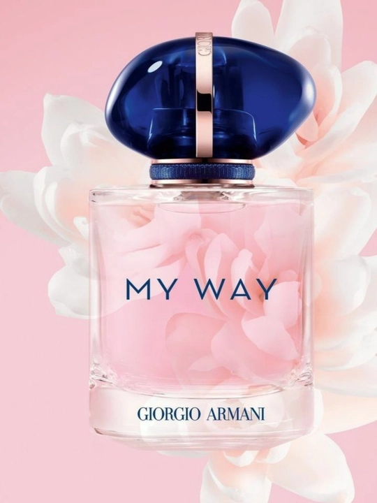 Giorgio Armani My Way ayollar atiri, gulli Eau de Parfum, apelsin guli va vanilli parfyumi