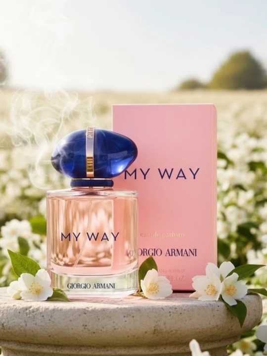 Giorgio Armani My Way ayollar atiri, gulli Eau de Parfum, apelsin guli va vanilli parfyumi
