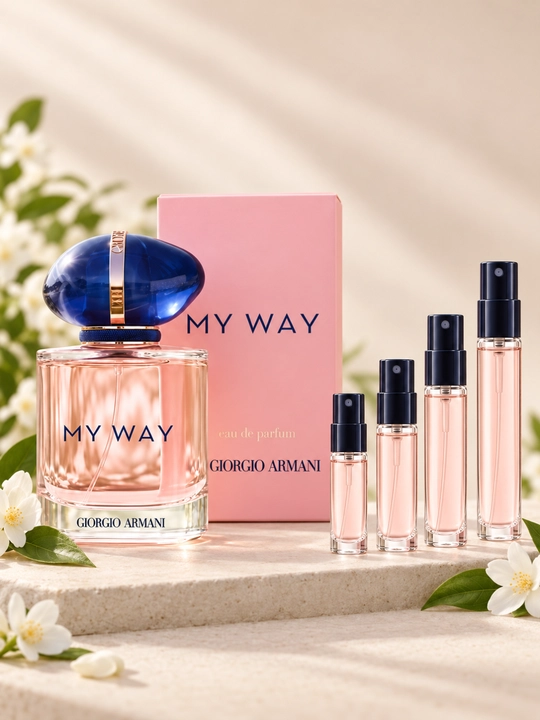 Giorgio Armani My Way ayollar atiri, gulli Eau de Parfum, apelsin guli va vanilli parfyumi - 