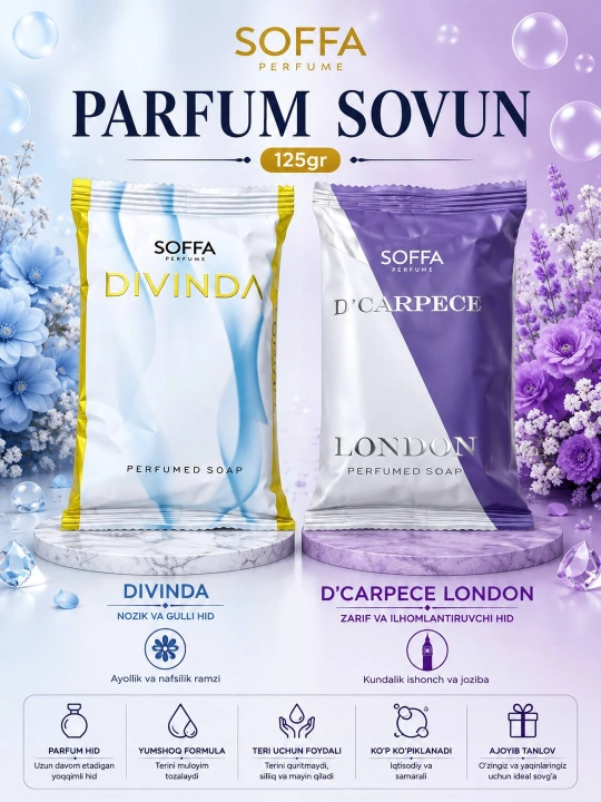Parfyum sovun, 125 g - 