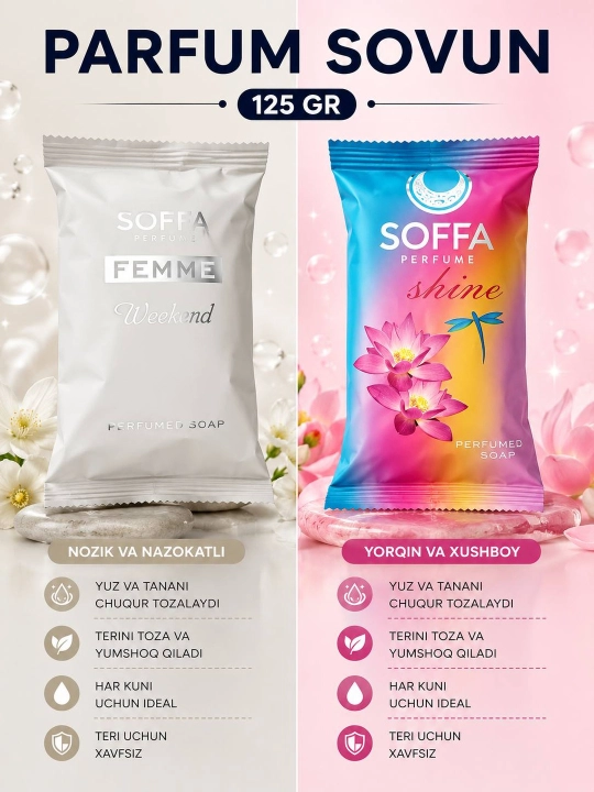 Parfyum sovun, 125 g - 