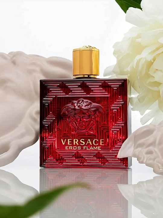Versace Eros Flame erkaklar parfyumlangan suvi, sitrusli ziravorli yog‘och ifori