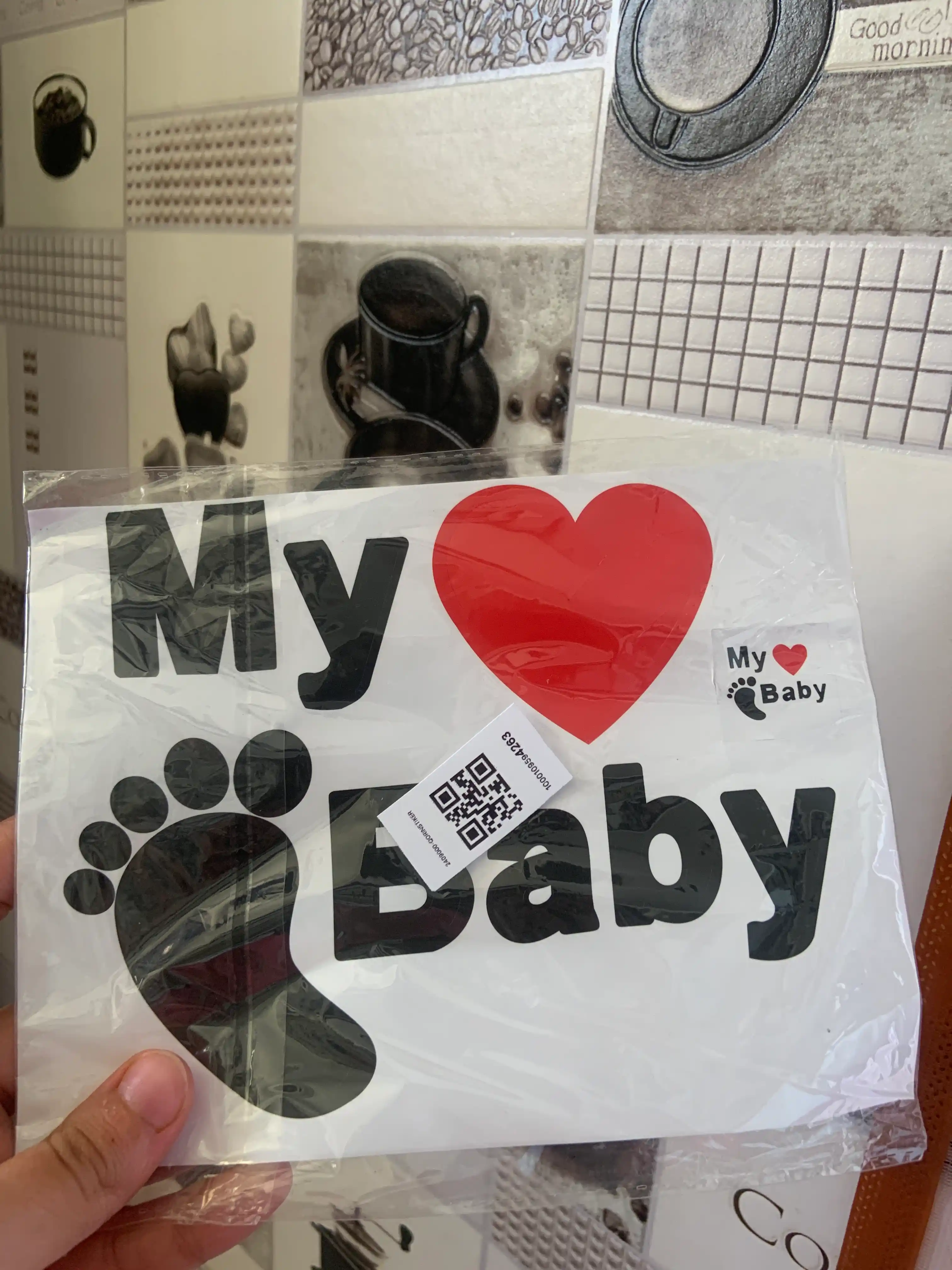 Декоративные стикеры на живот для беременных, для фотосессии Baby Bump Sticker, 2 шт