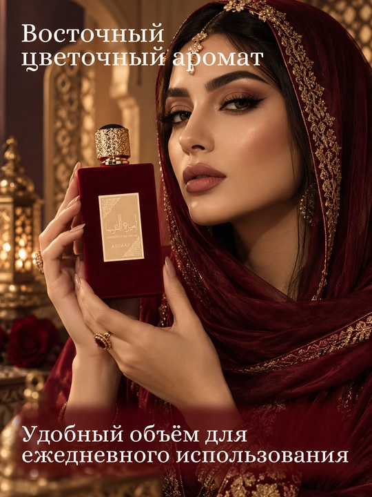 Asdaaf Ameerat Al Arab ayollar atiri 50 ml sharqona hid, sovg’a uchun