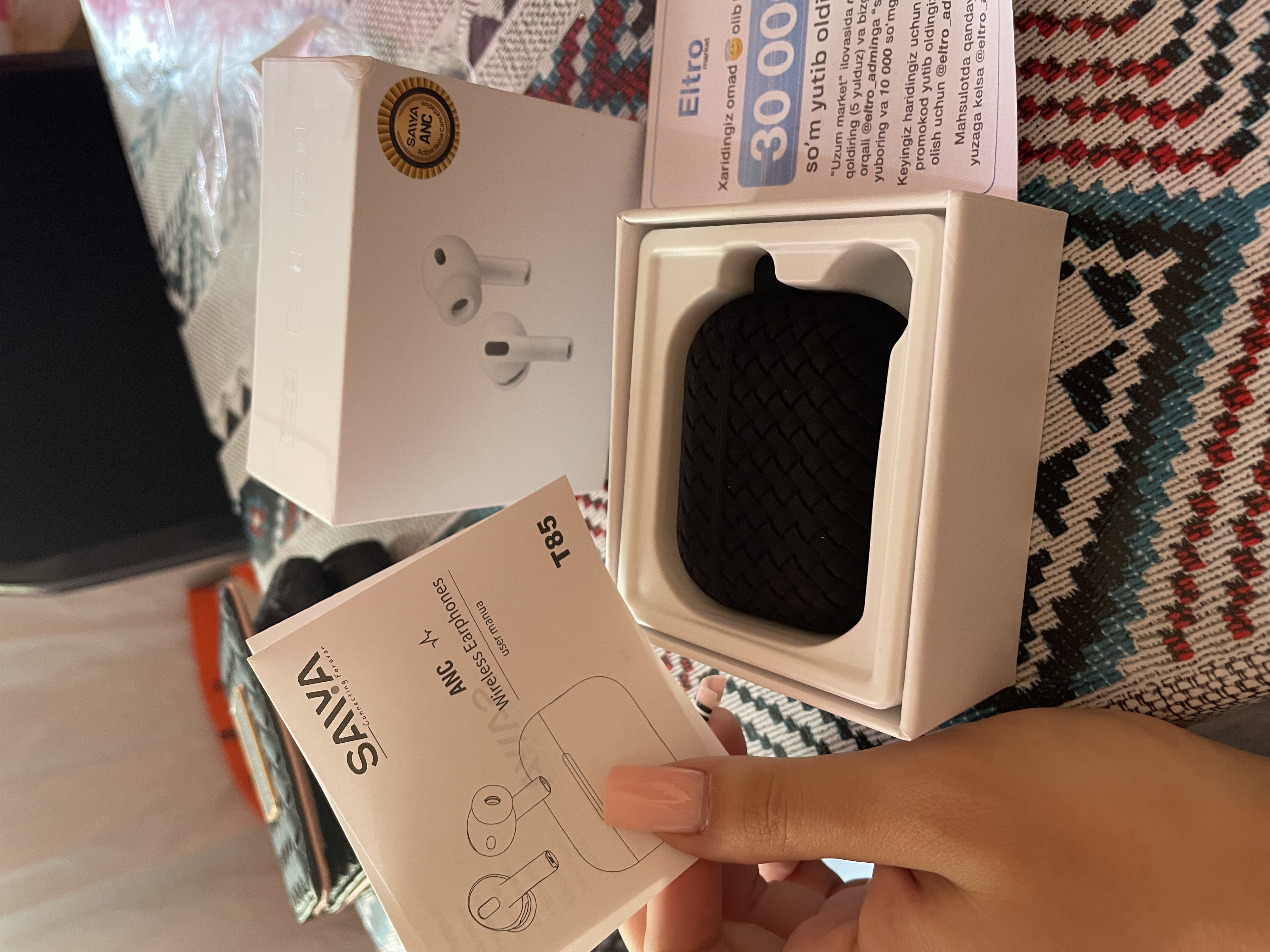 Pods Pro 3 ANC, quloqchinlar bluetooth, simiz quloqchin