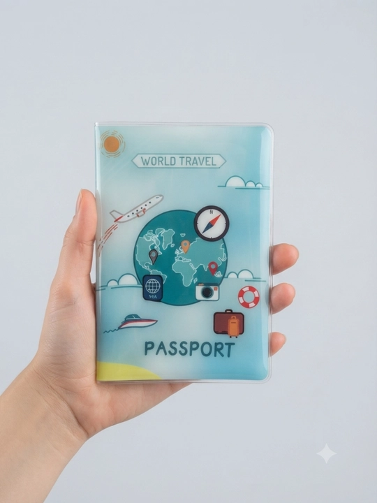 Pasport g‘ilofi, hujjat saqlagich, sayohat uchun qulay, bilet va karta uchun