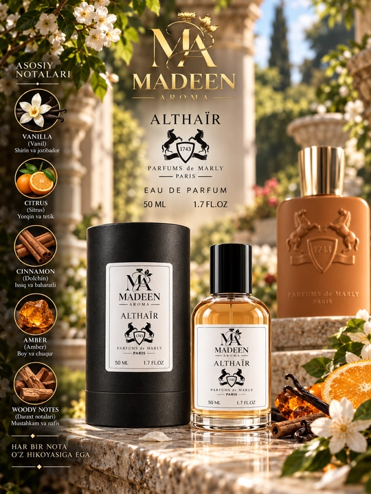 Духи для мужчин Althair Parfums de Marly, духи с феромонами Althair - 